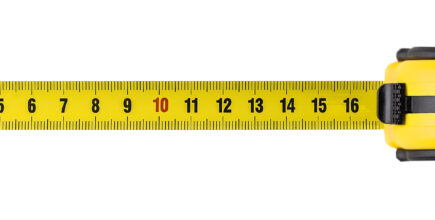 Photo of a tape measure